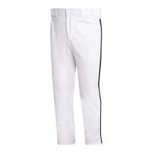 Adidas Baseball Pants Piped White Navy Blue Men’s Size L Large NEW NWT $60 Full